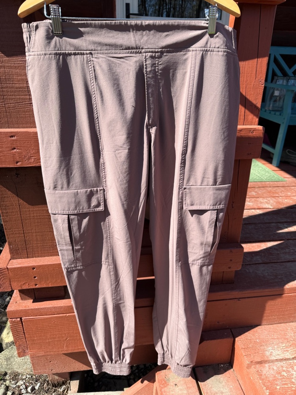 Athleta brown Chelsea Utility Joggers, size 16tall